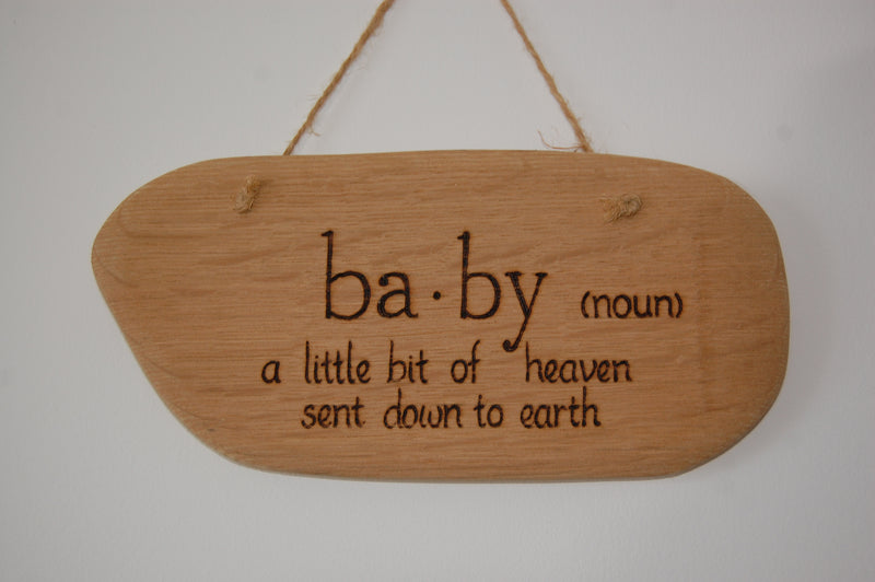 Personalised Baby Sign